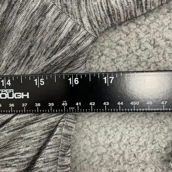 KEREN hart Gray Metallic Women S‎ Sequined Plunge Blouse - Picture 7 of 9